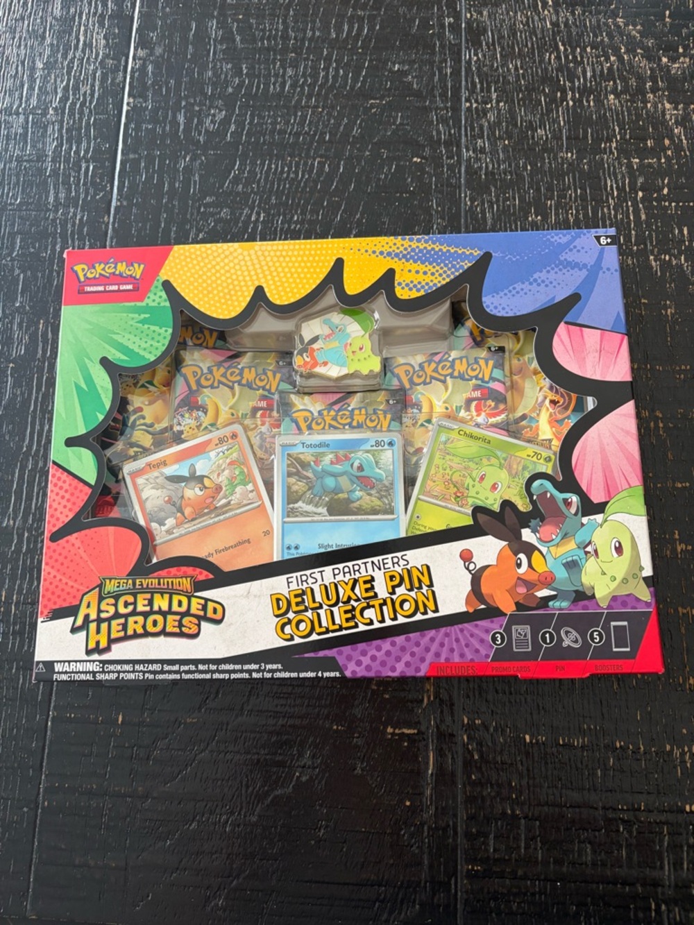 Pokemon Ascended Heroes Deluxe Pin Collection - Red, Blue, Green